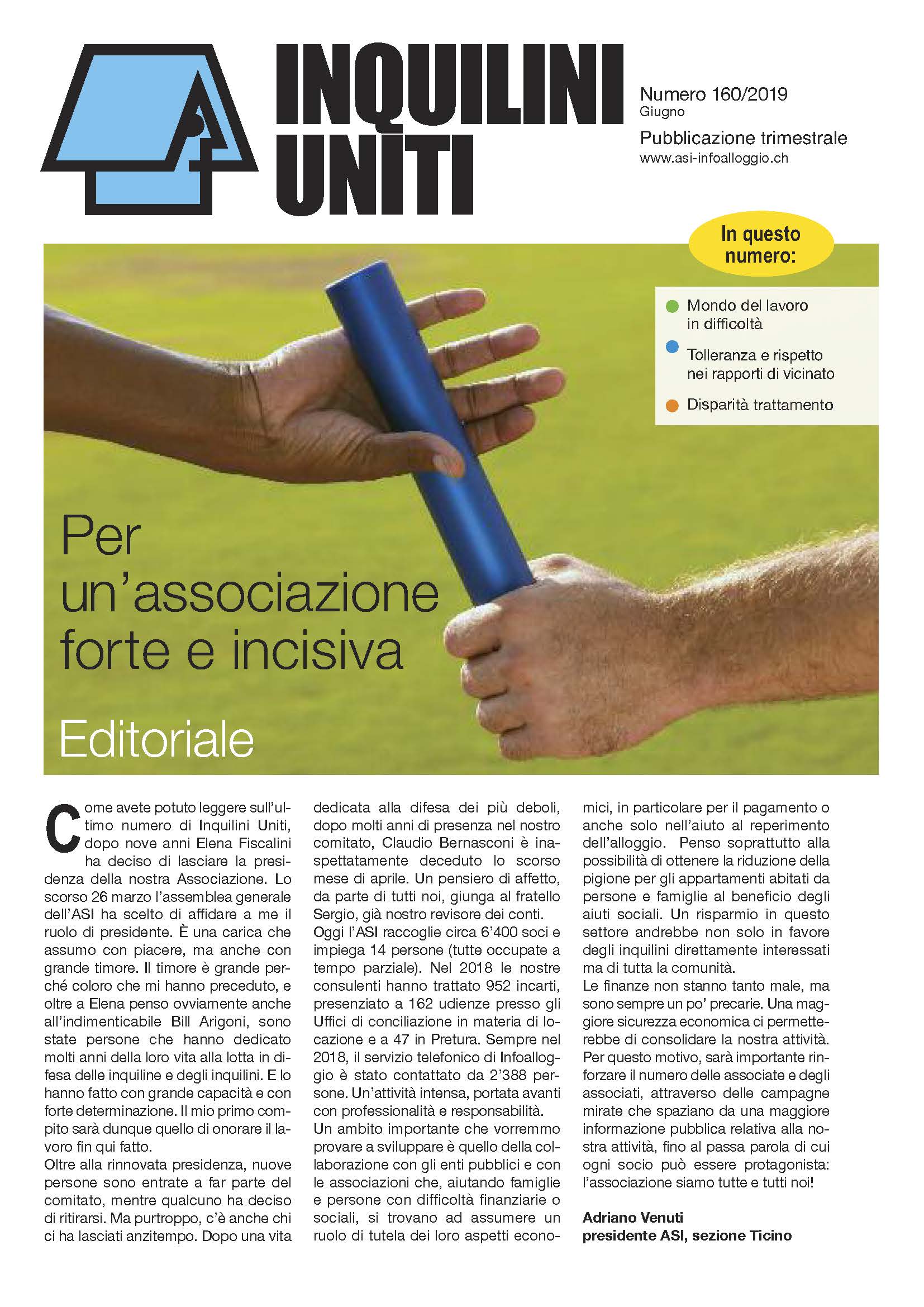 N° 160 - giugno 2019