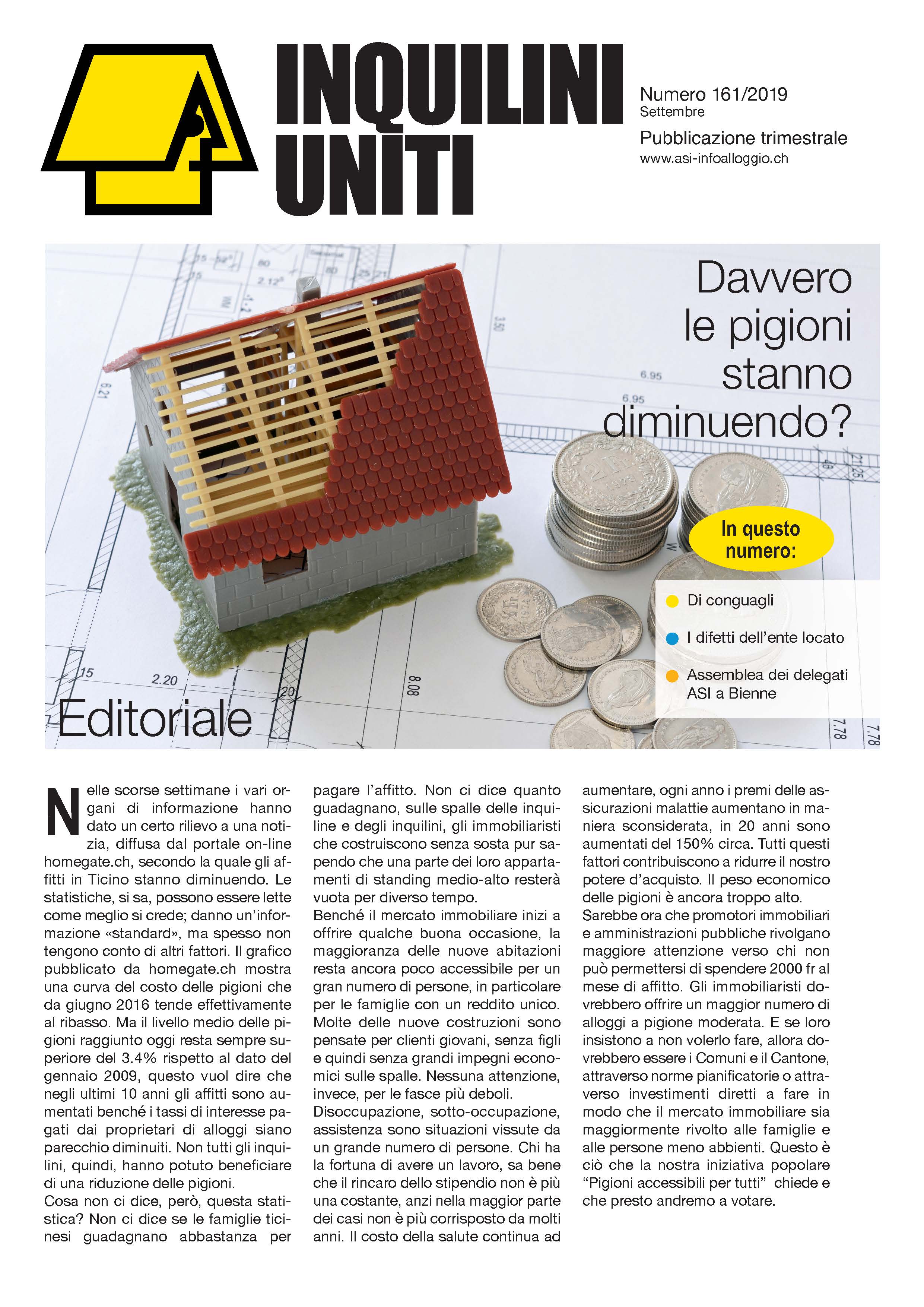 N° 161 - settembre 2019